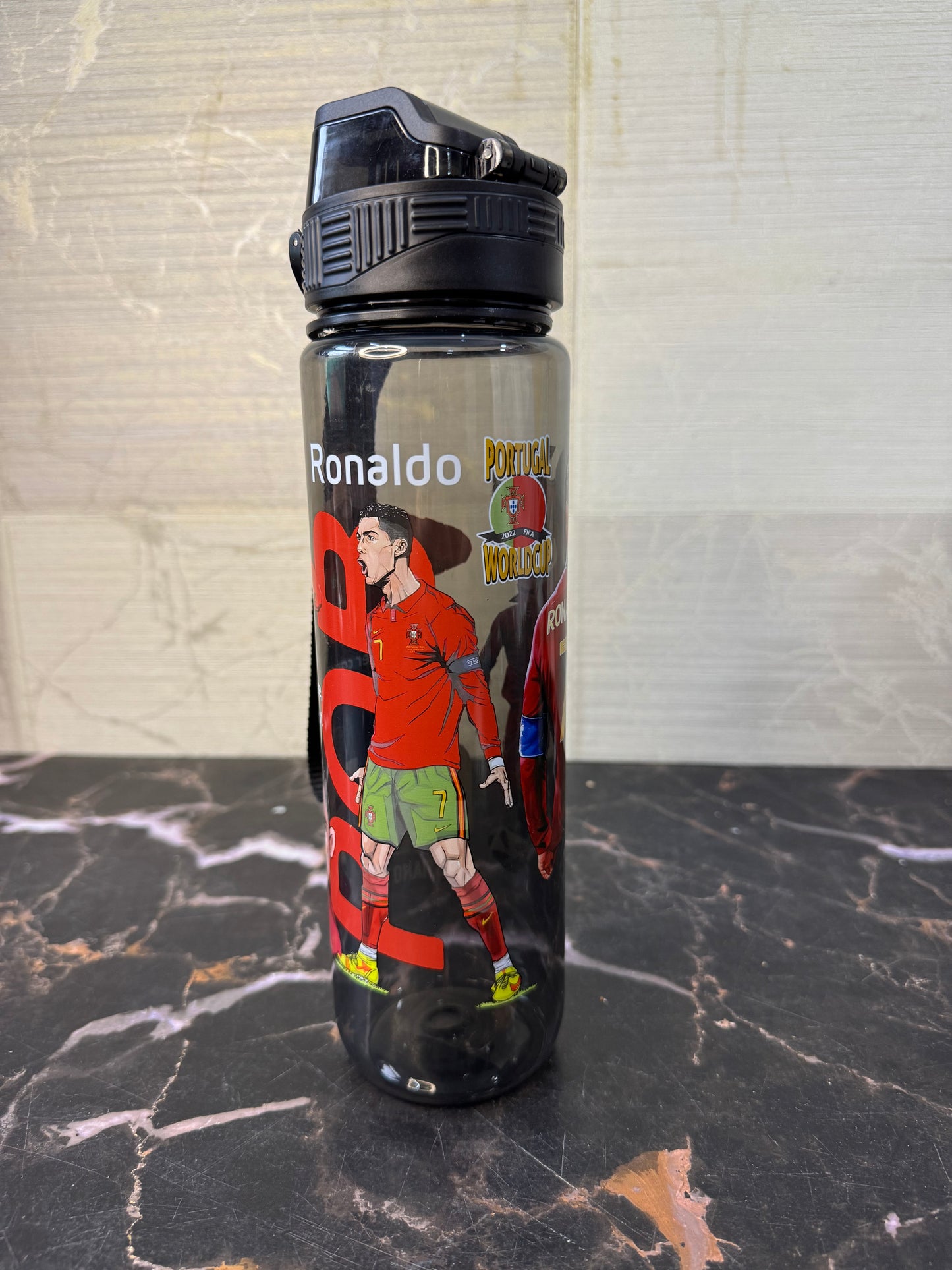 Ronaldo water bottle