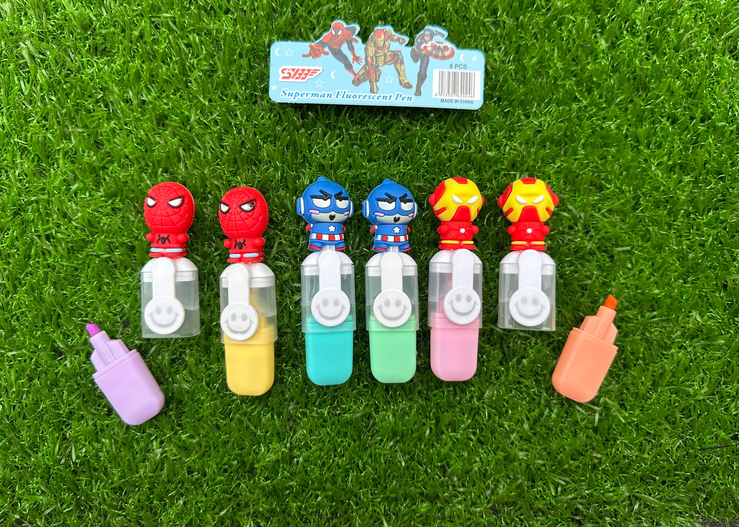 Spider man highlighters