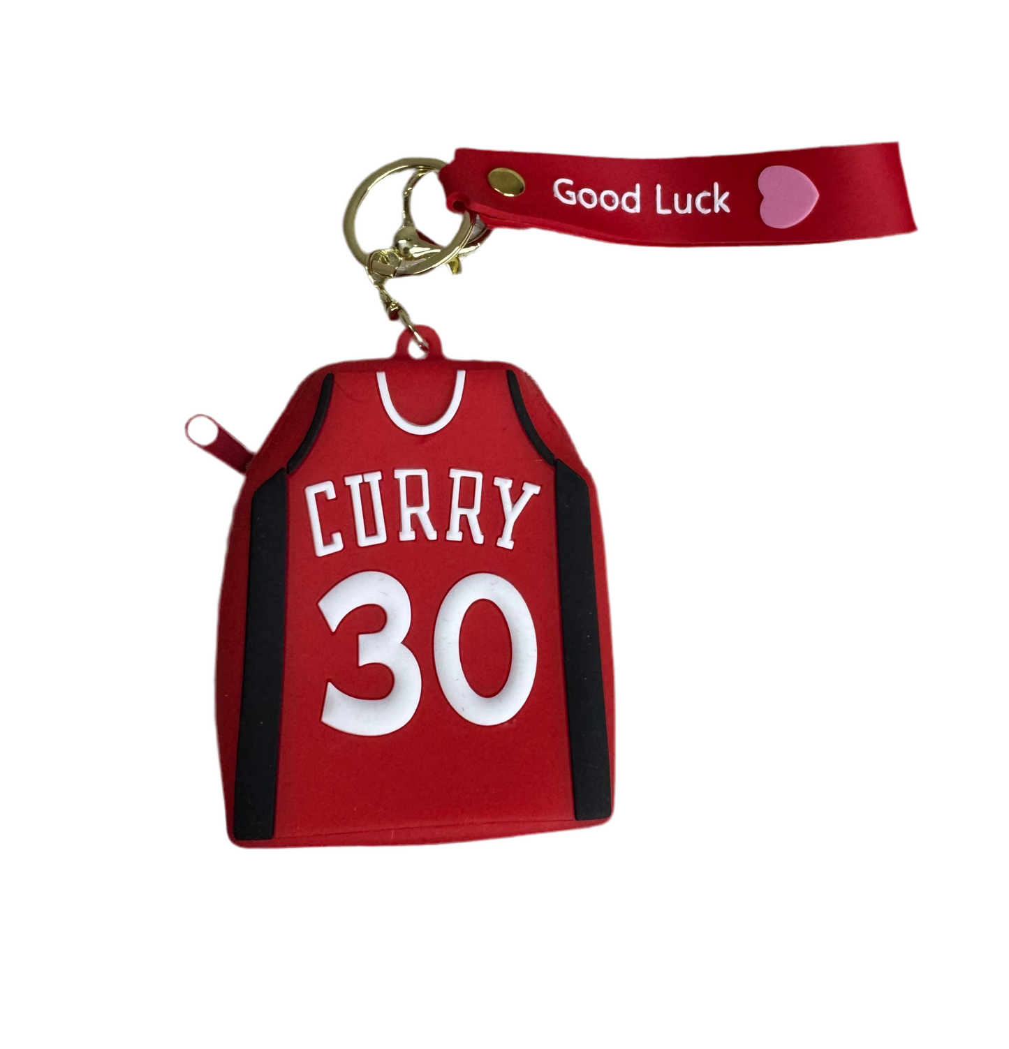 Cute Cartoon & Sports Jersey Silicone Keychain Pouches
