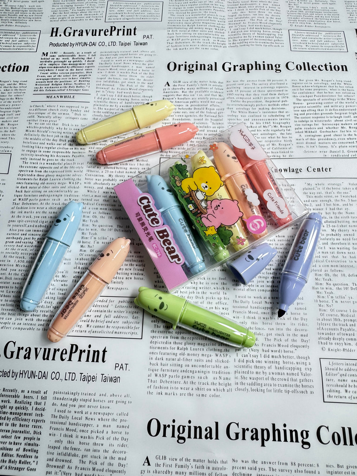 Cute bear themed Highlighter