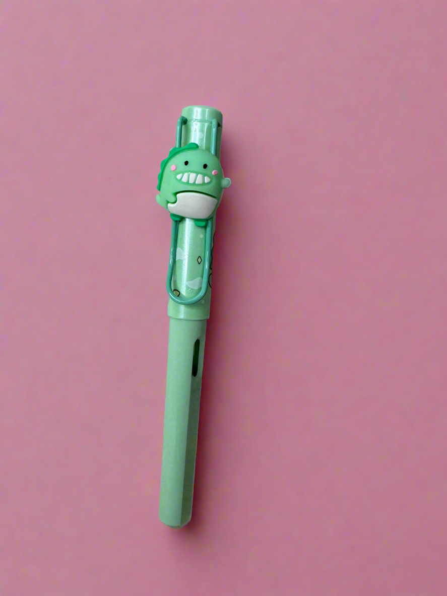 Cute ink pen with eraser