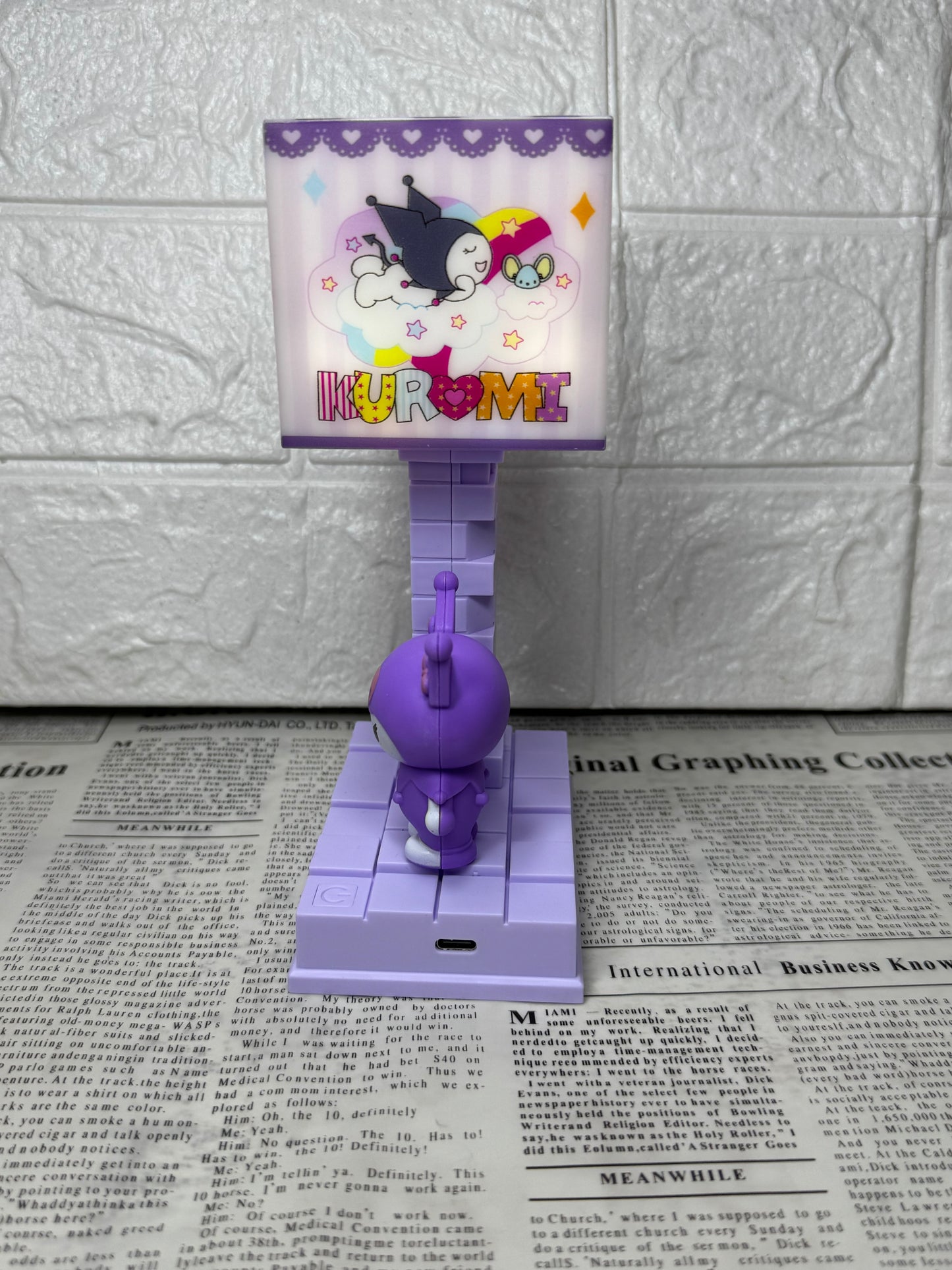 Kuromi Aesthetic Desk Lamp