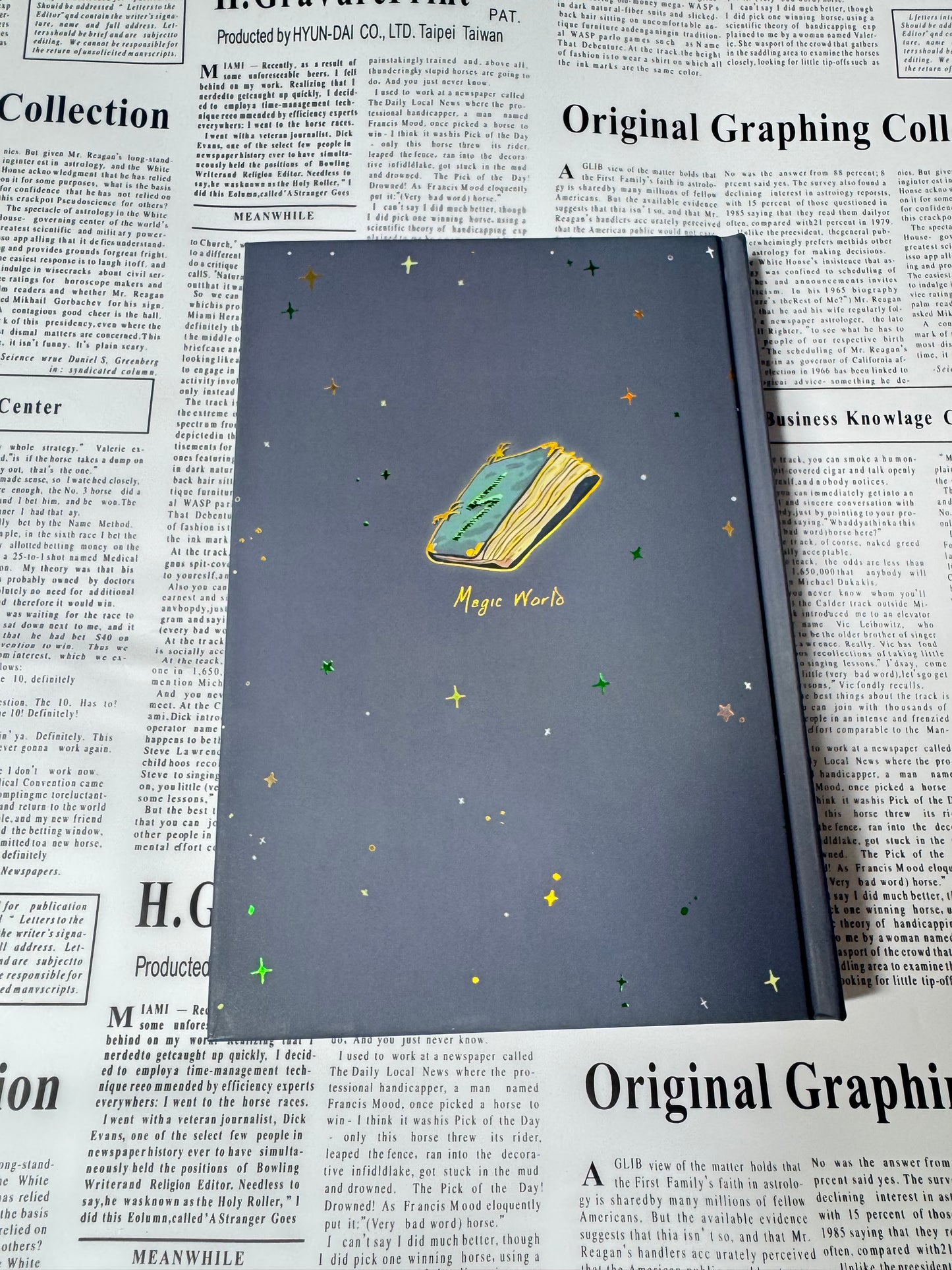 Wizard Magic Premium Diary Gift Set |Journal with Gel Pen & Bookmark