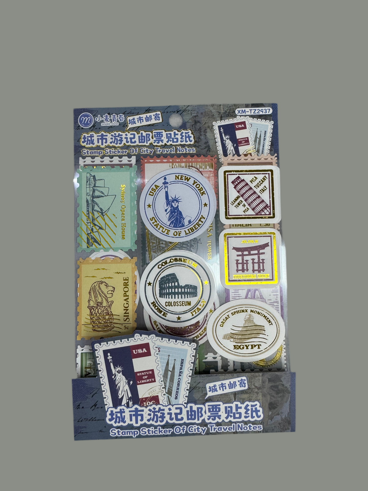 Stamp stickers