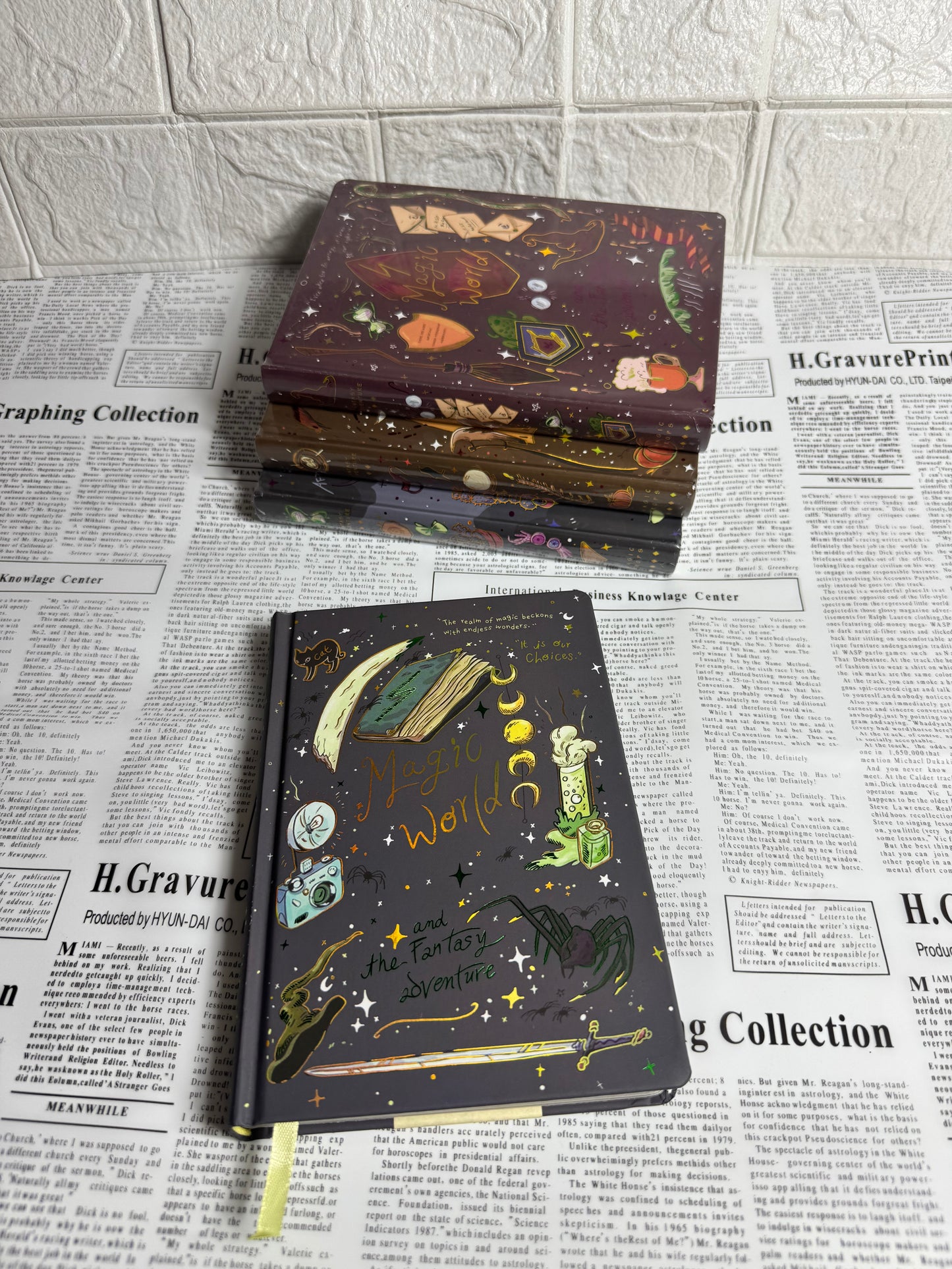 Wizard Magic Street Journal | Fantasy Adventure Notebook (Printed Pages)