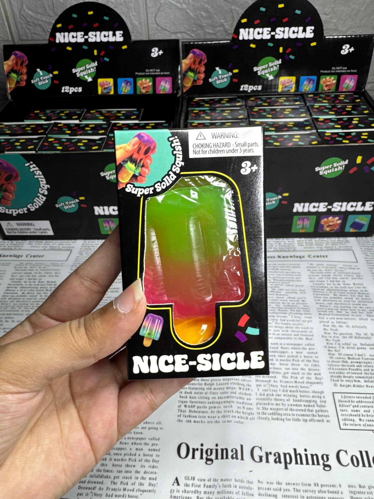 Viral Needoh Nice Sicle Squishy Toy | Sensory Squeeze Toy