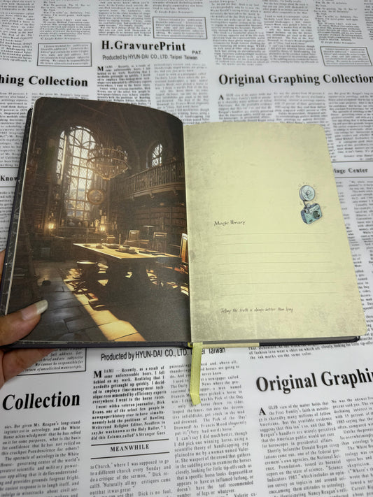 Wizard Magic Street Journal | Fantasy Adventure Notebook (Printed Pages)