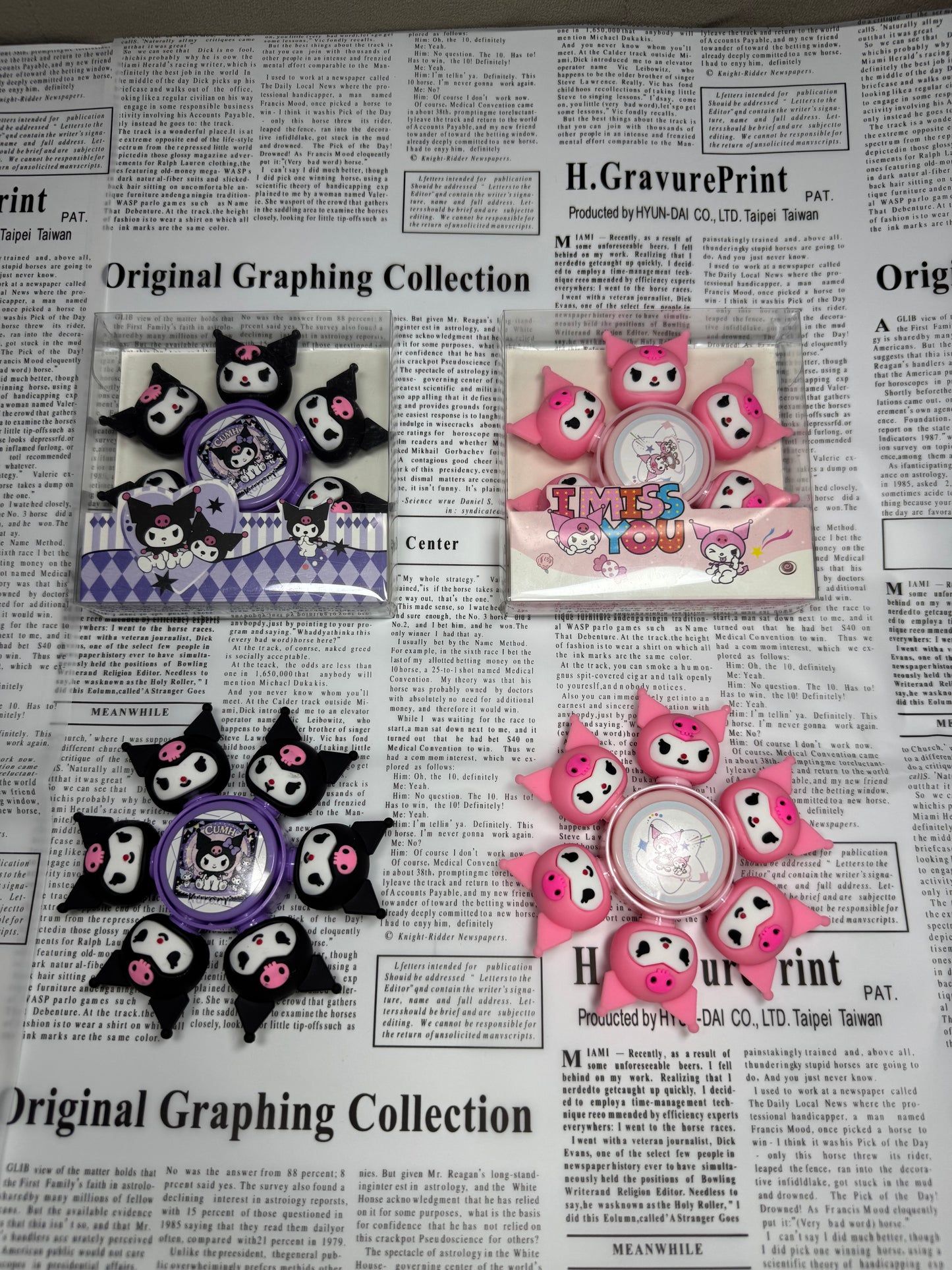 Kuromi Spinner + Highlighters