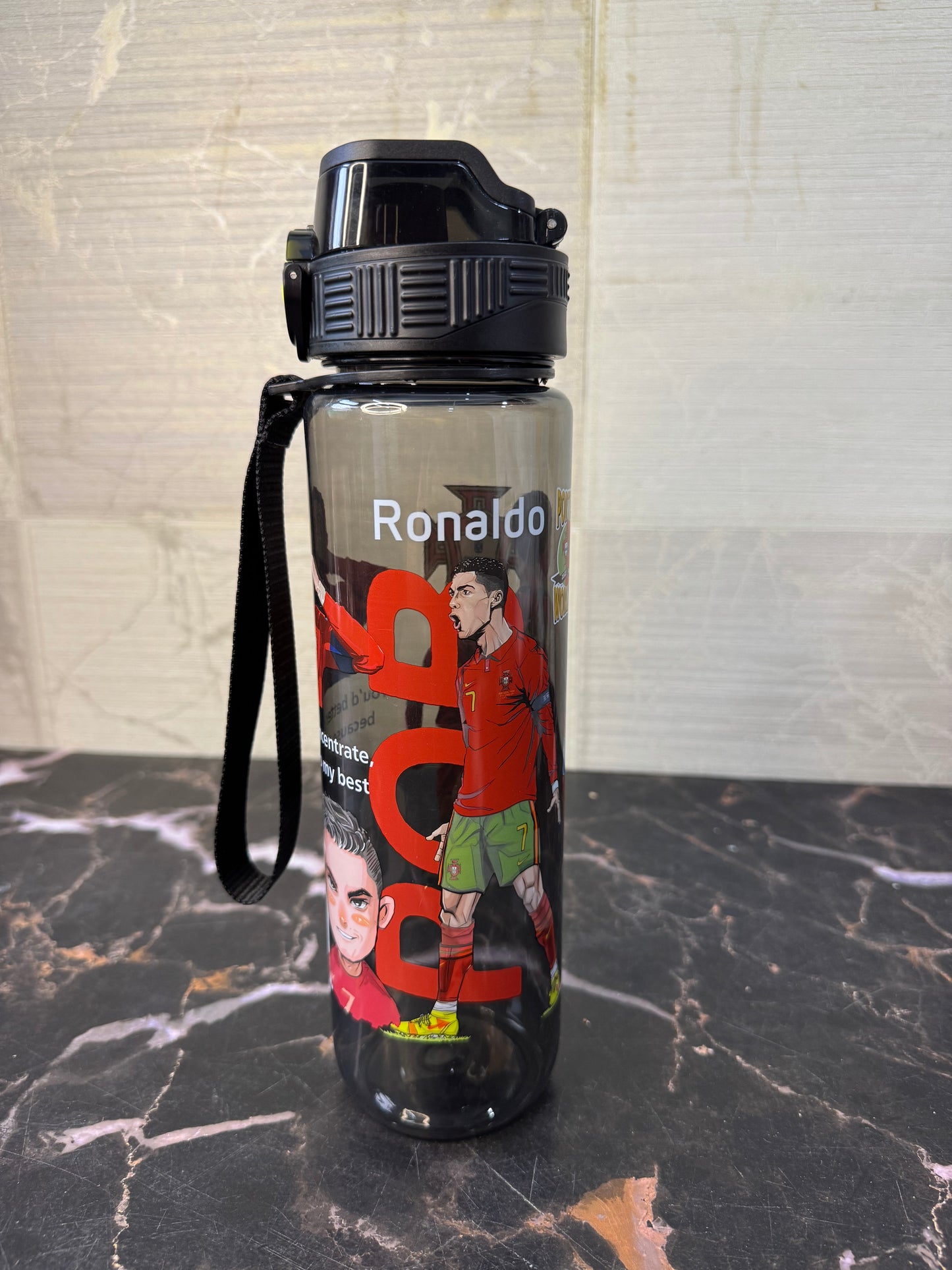 Ronaldo water bottle