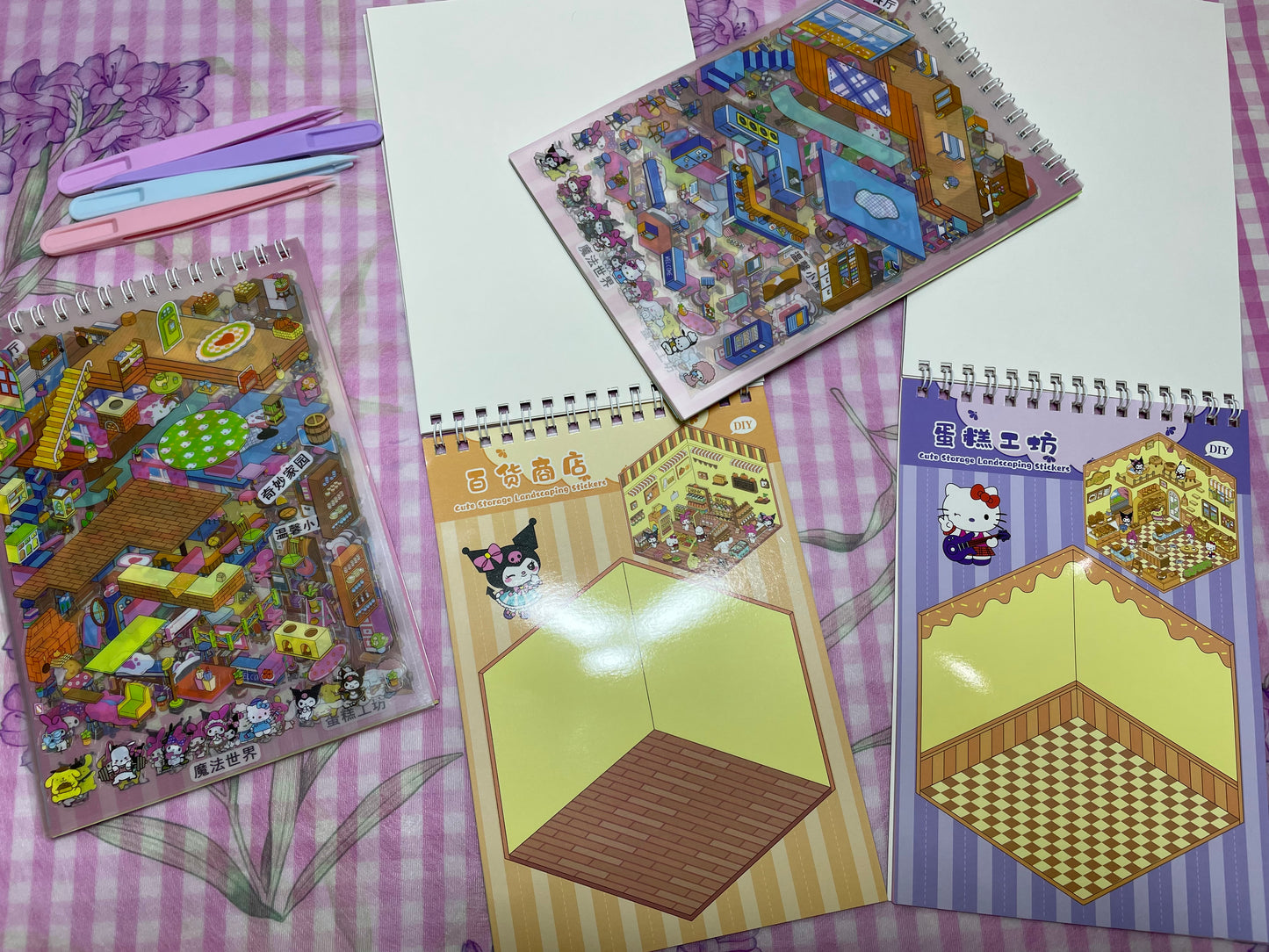 Kuromi stickers book