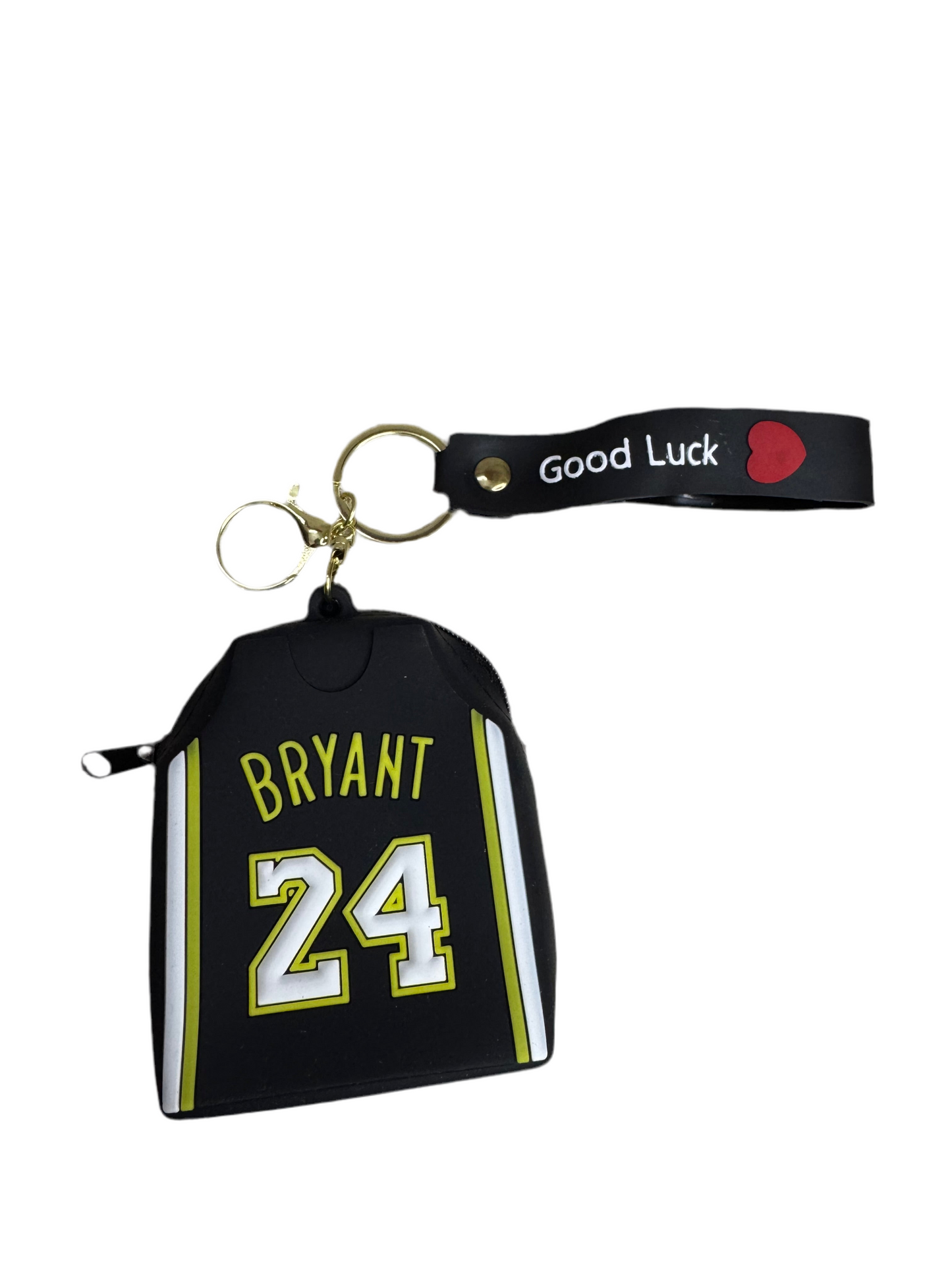 Cute Cartoon & Sports Jersey Silicone Keychain Pouches
