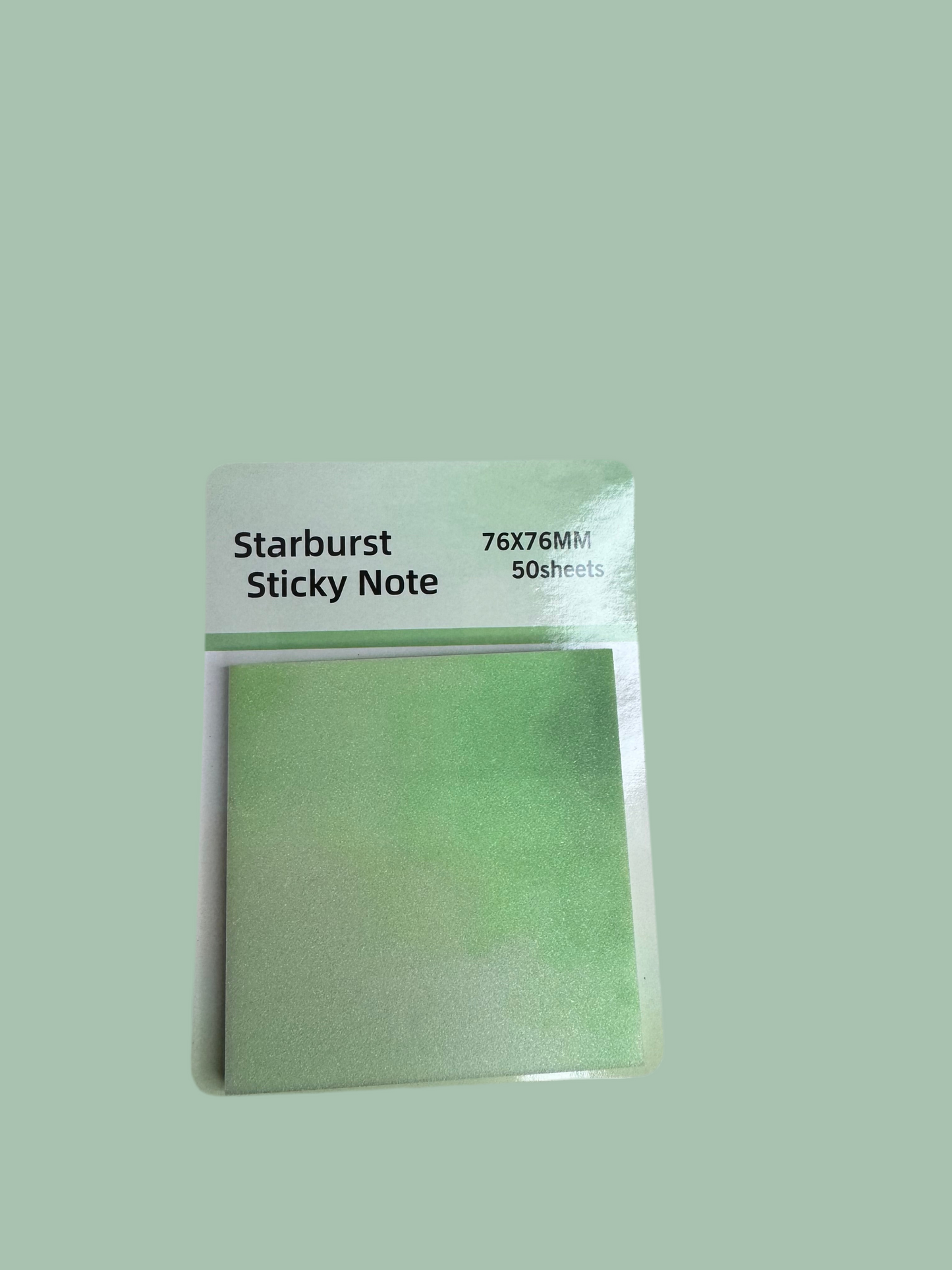 Starburst sticky notes