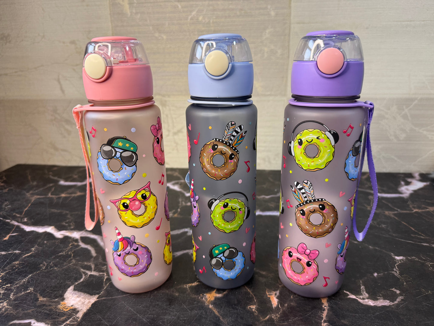 Donut water bottle