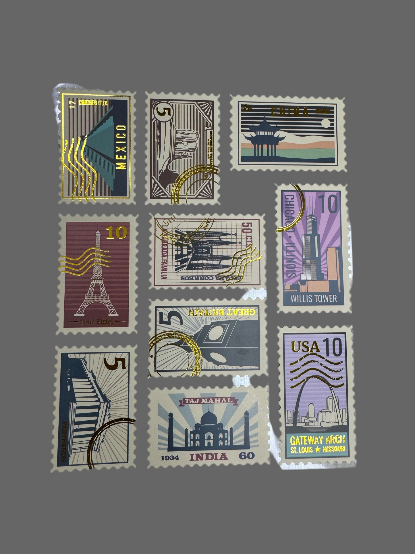 Stamp stickers
