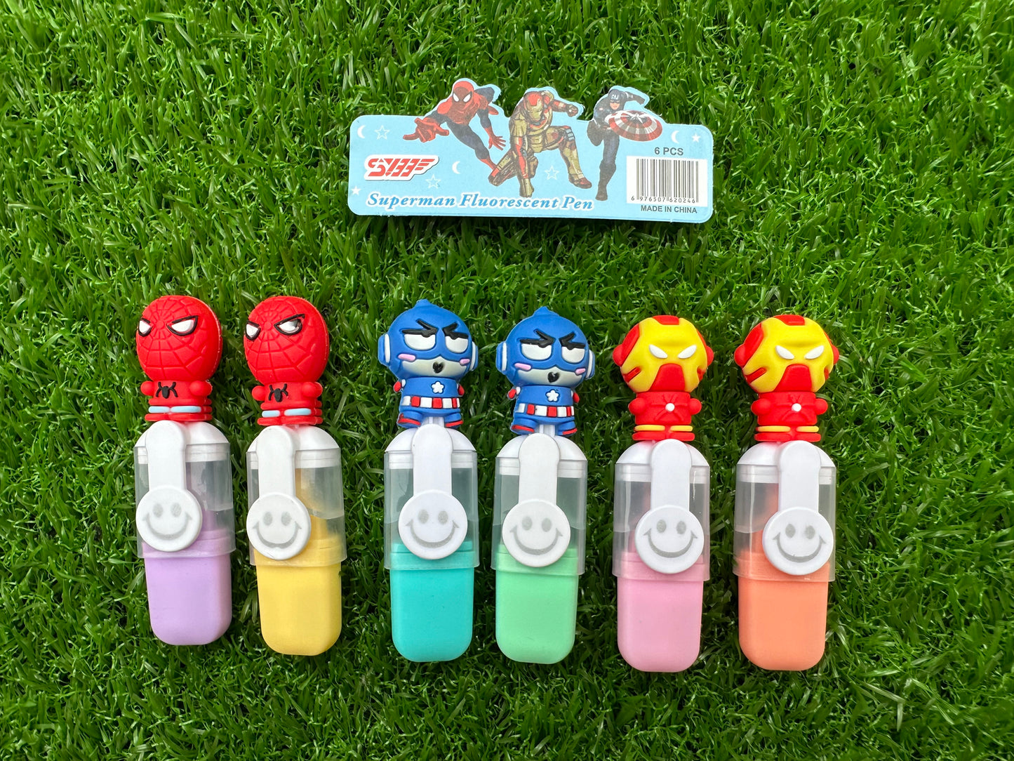 Spider man highlighters