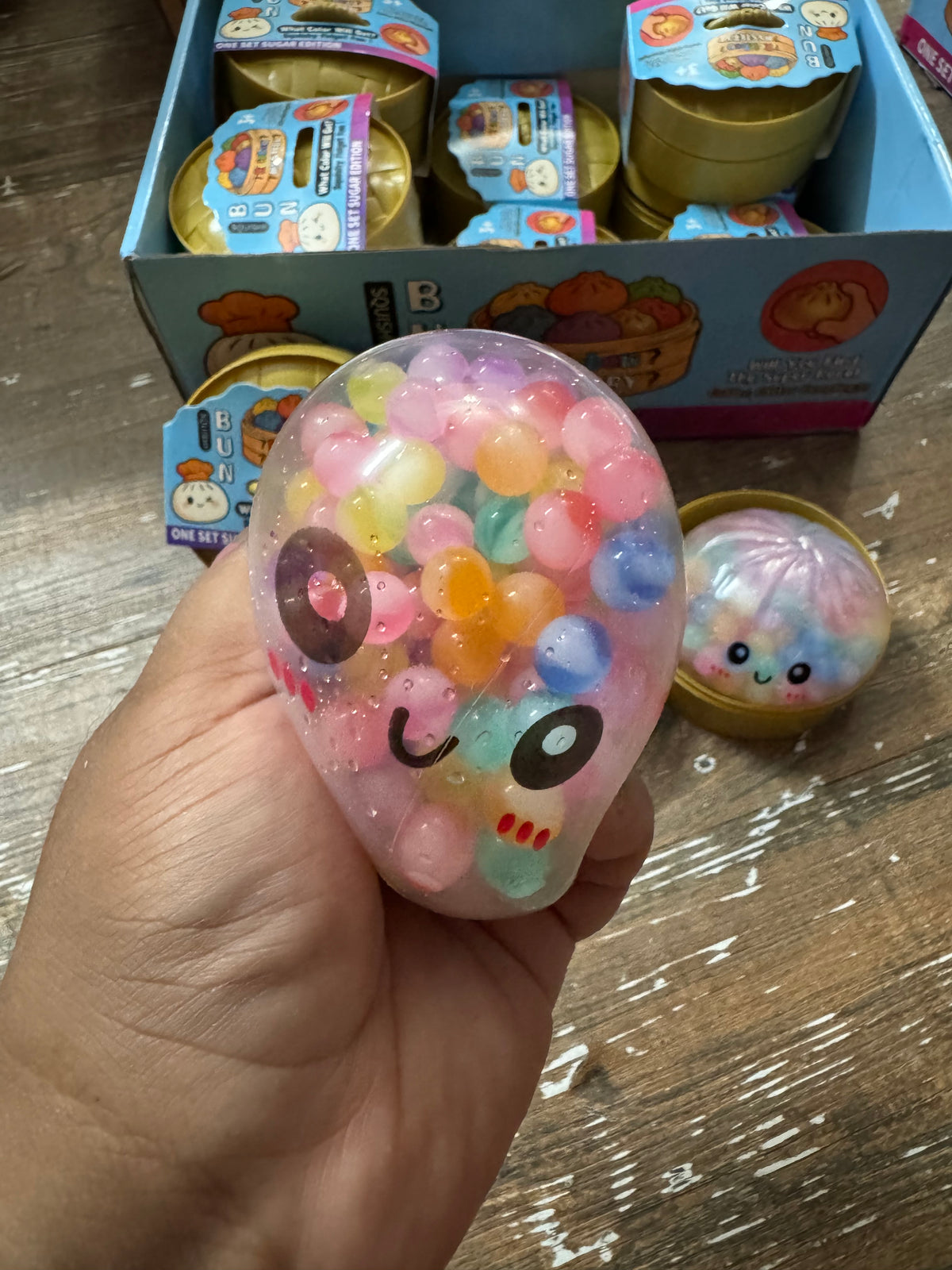 Rainbow Orbeez Dumpling Squishy