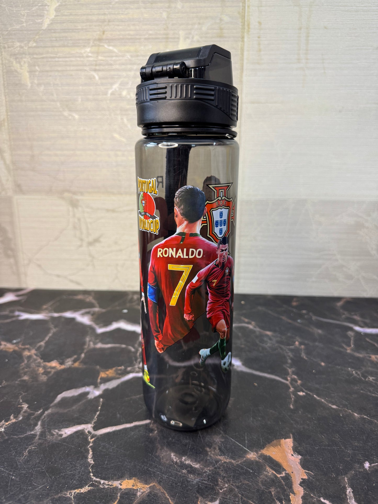 Ronaldo water bottle