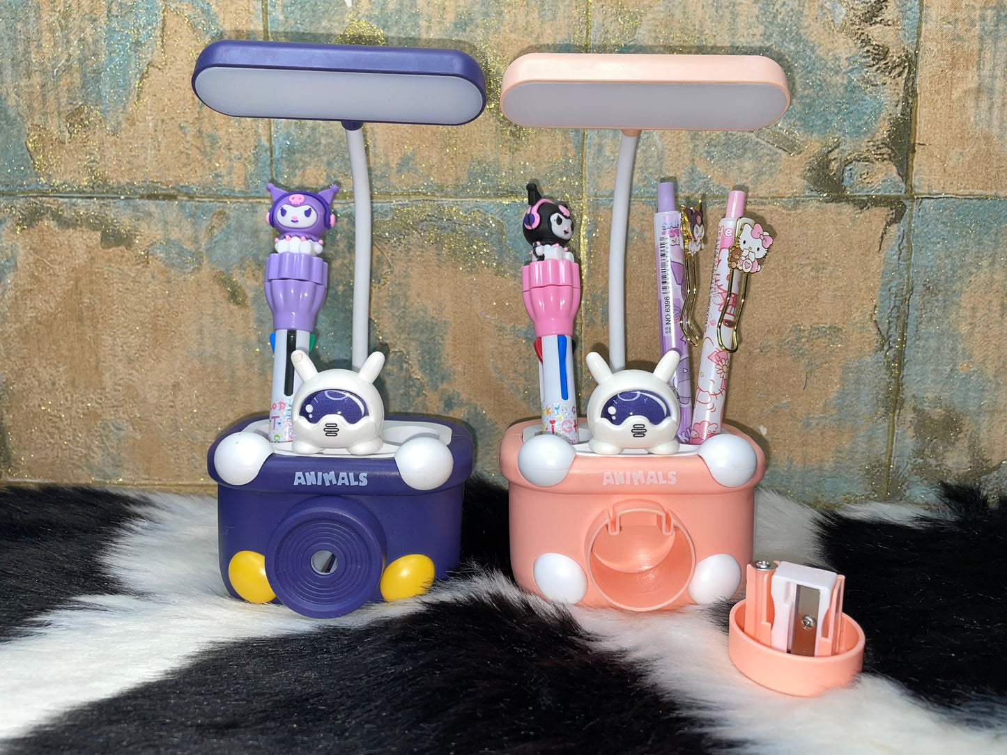Mini camera led lamp with sharpener