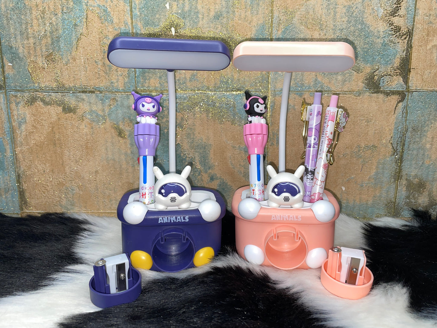 Mini camera led lamp with sharpener