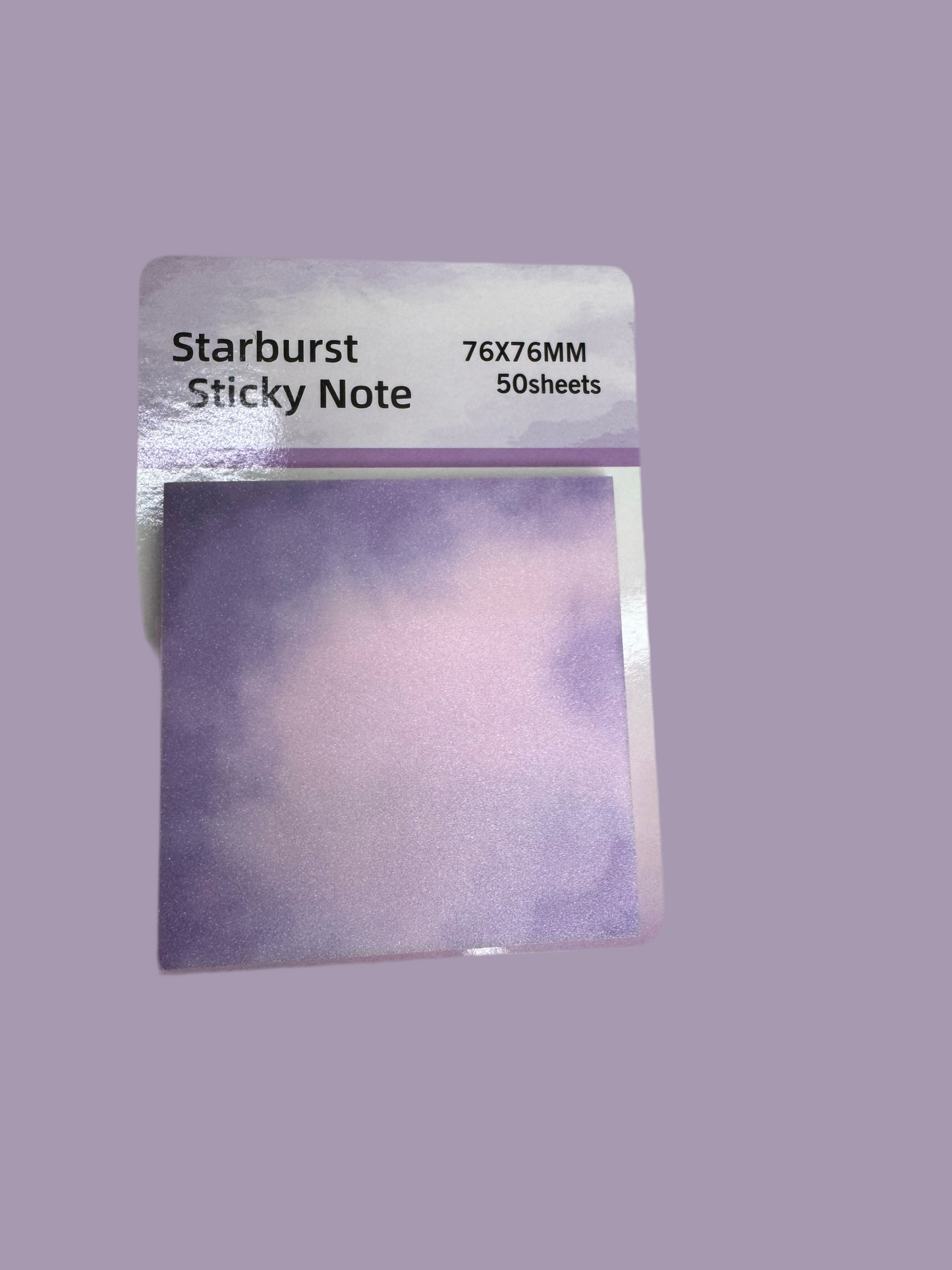 Starburst sticky notes