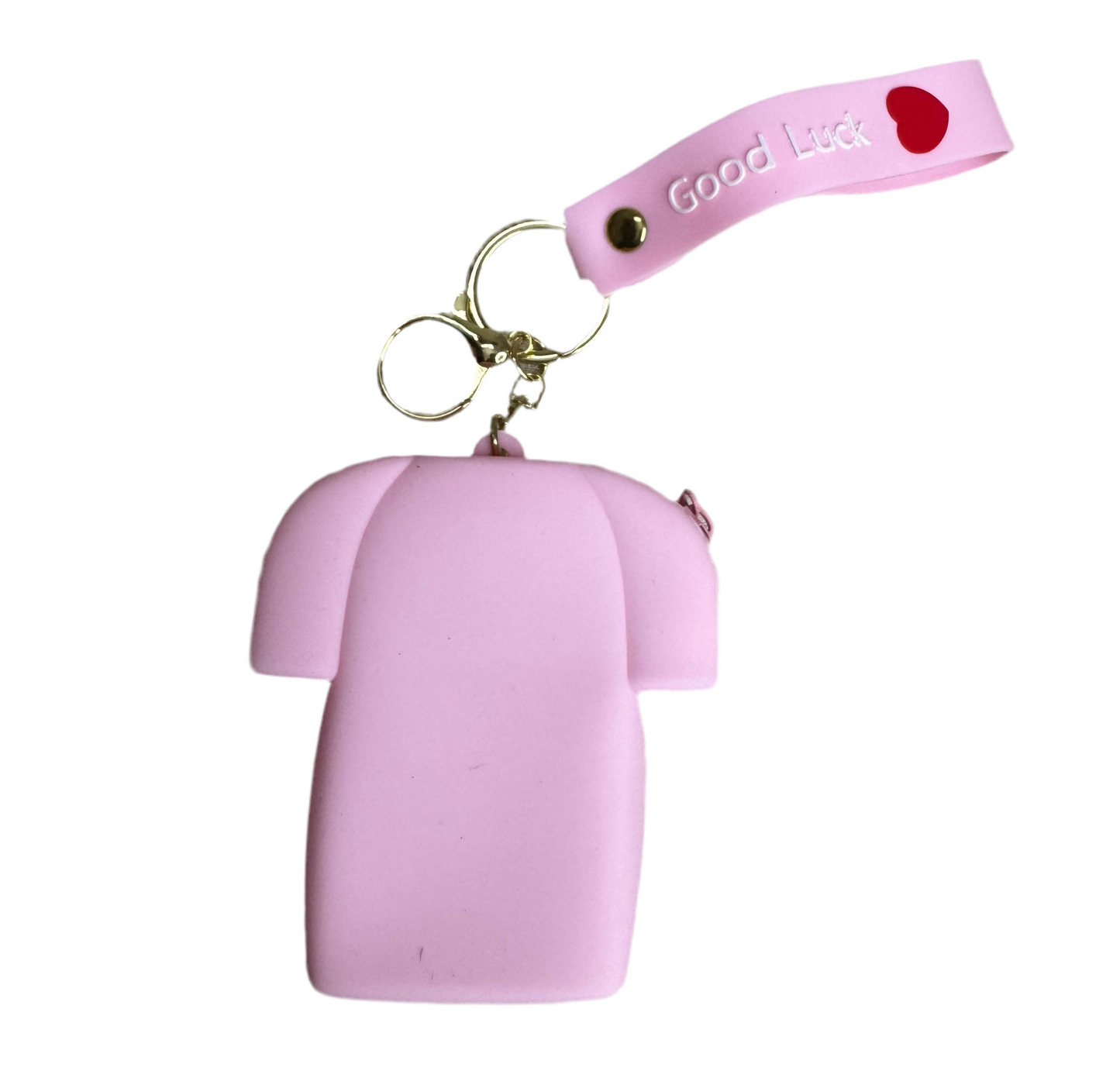 Cute Cartoon & Sports Jersey Silicone Keychain Pouches