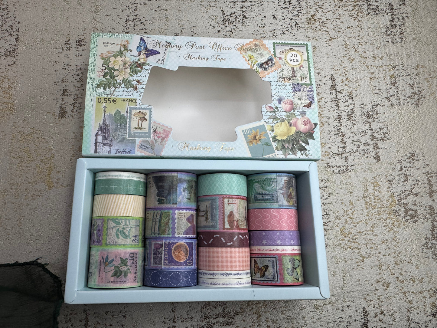 Memory Post Office Washi Tape Box