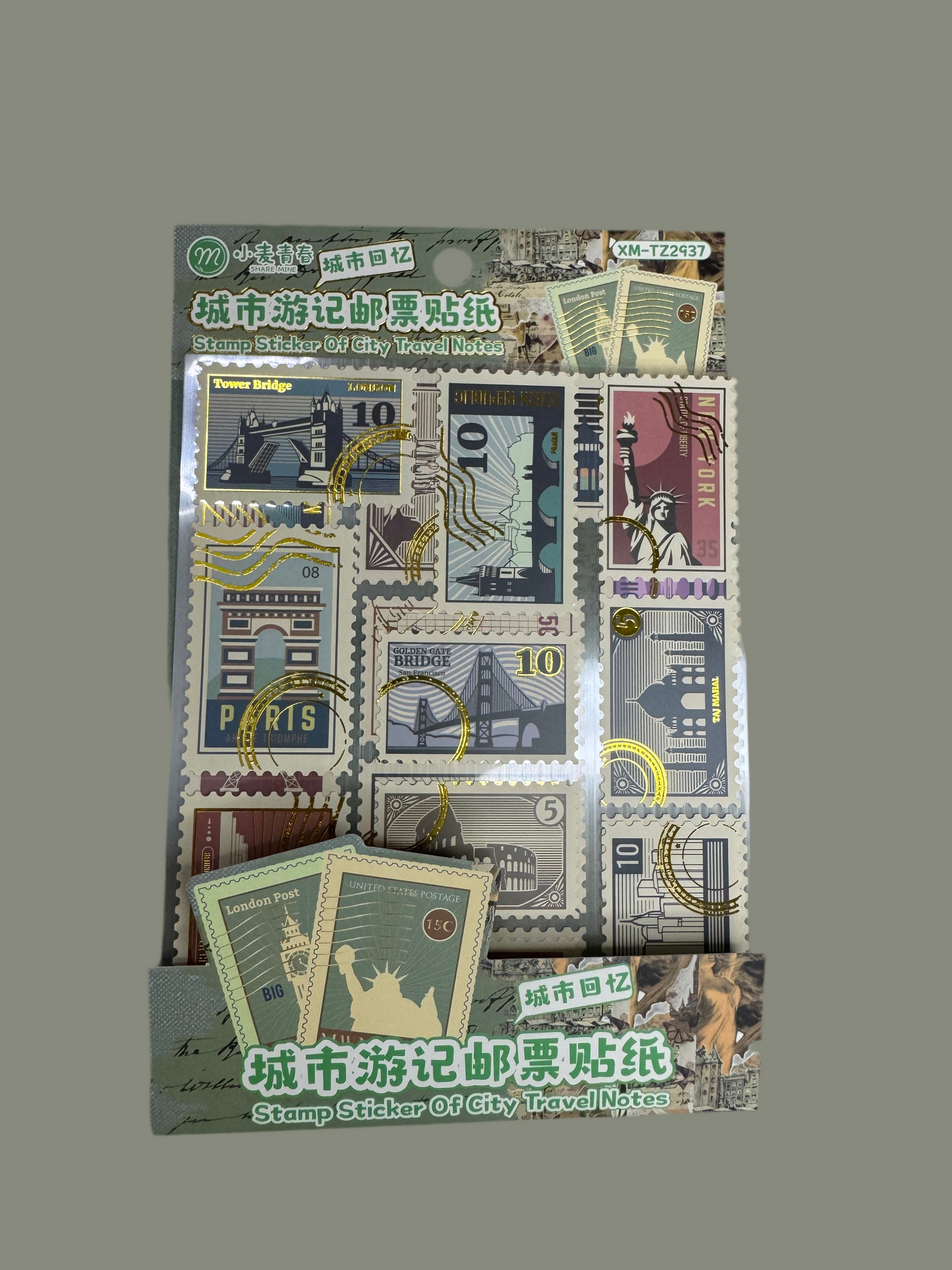 Stamp stickers