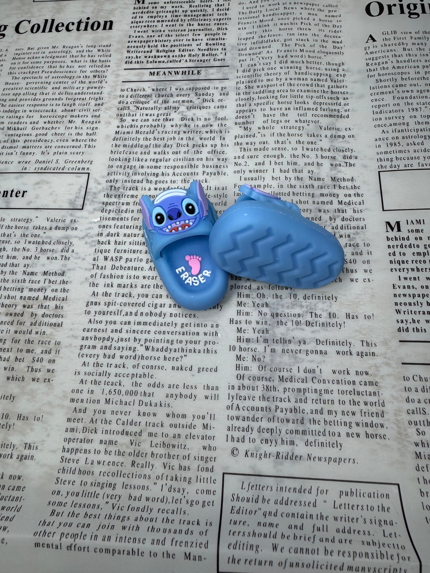 Kuromi Slippers Eraser