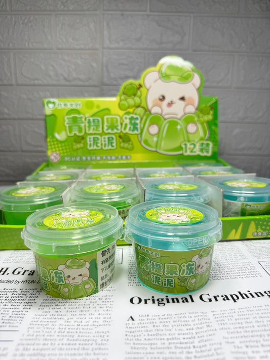 Green Grape Jelly slime