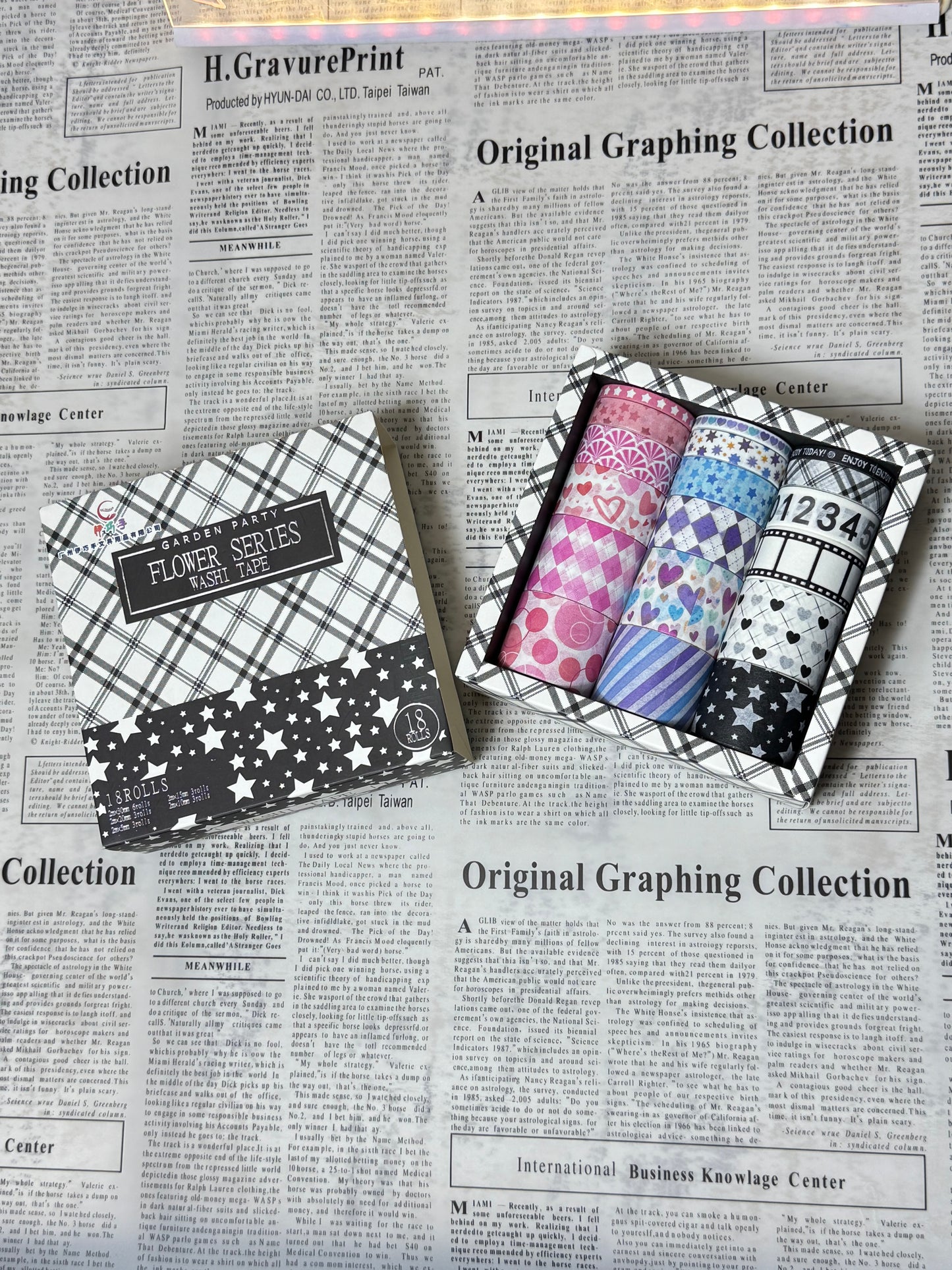 Flower Series Washi Tape| Van Gogh Series Washi Tape