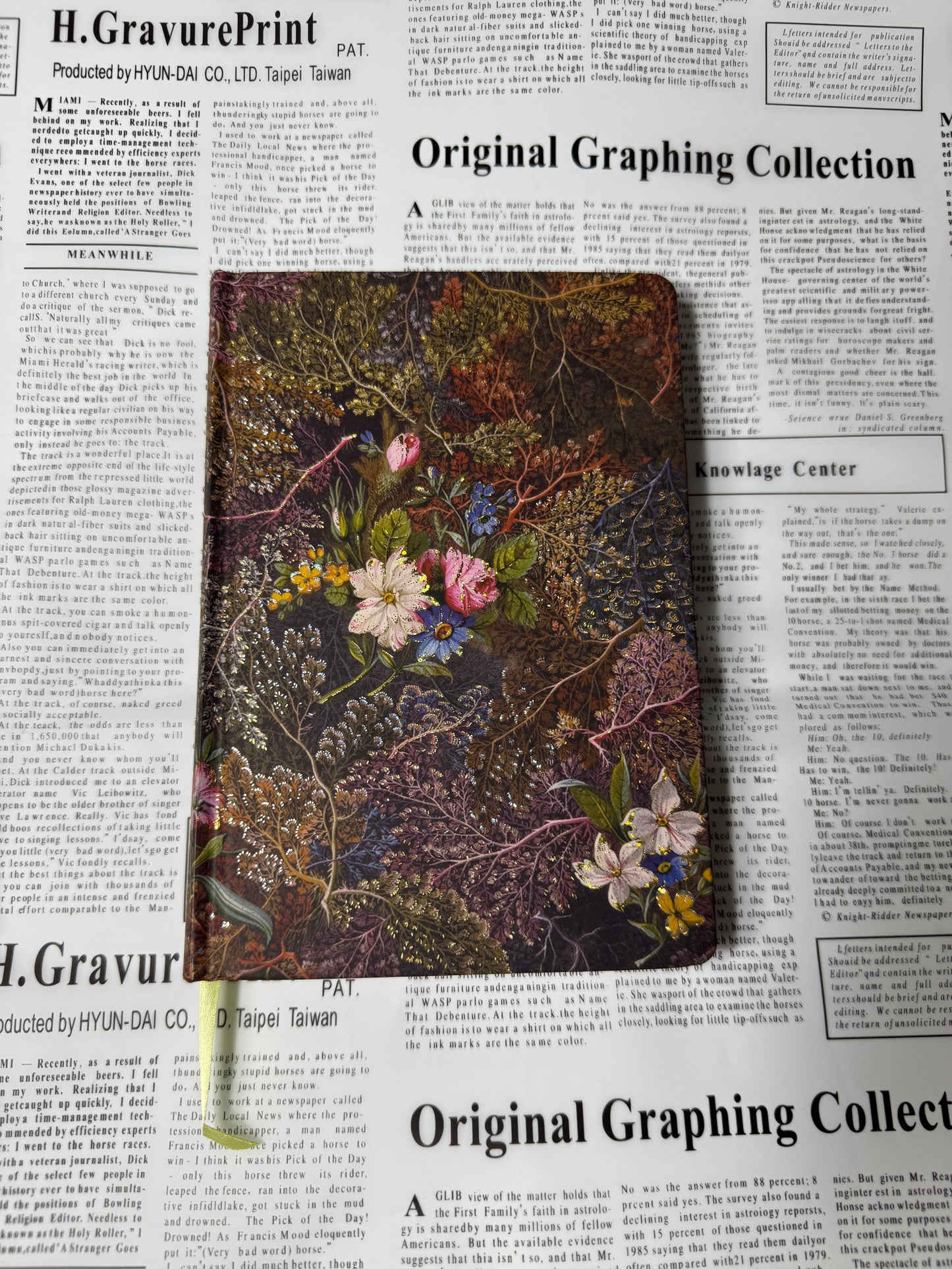 Floral Hardcover journal