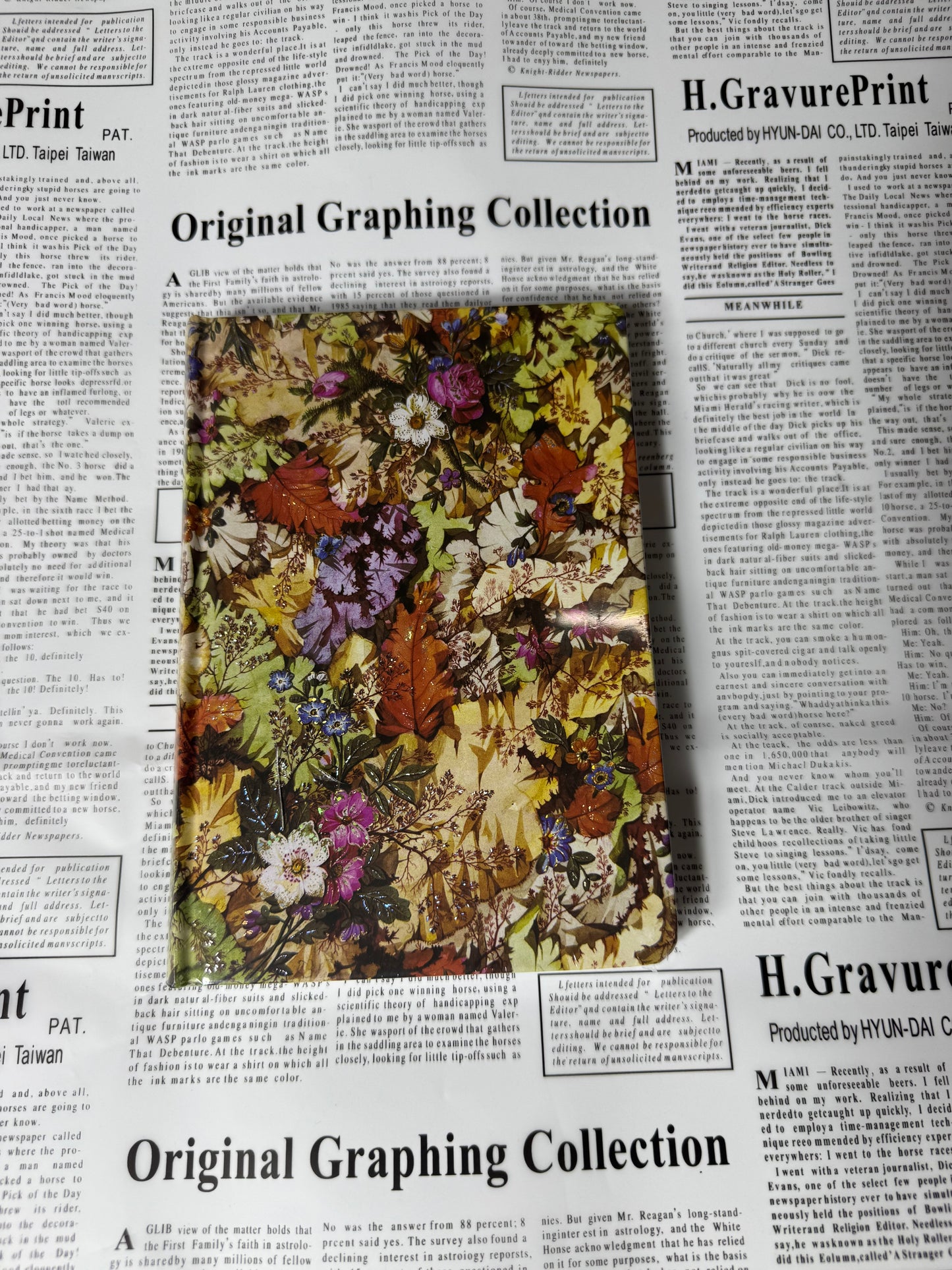 Floral Hardcover journal