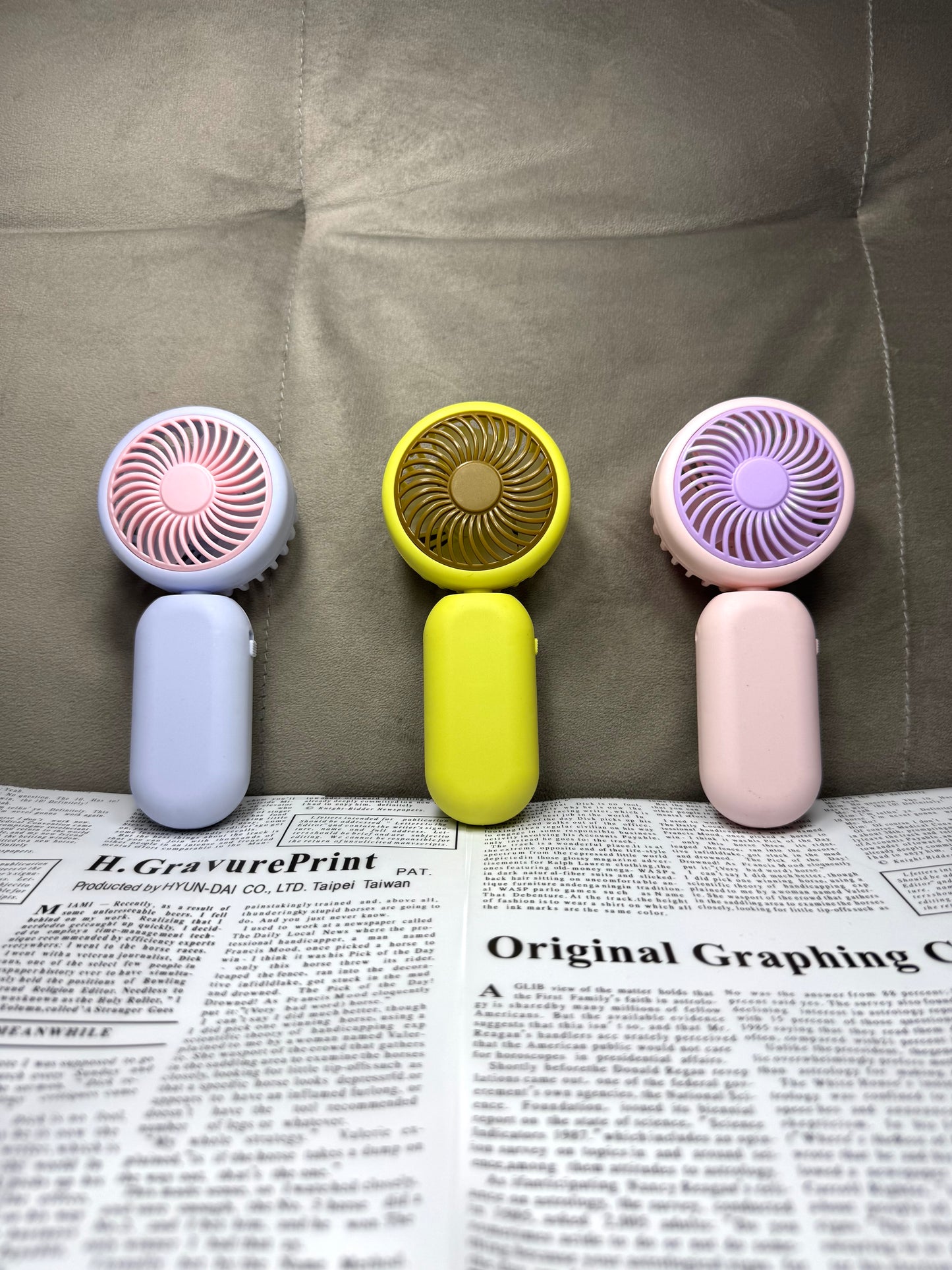 Portable Handheld Mini Fan, USB Charging