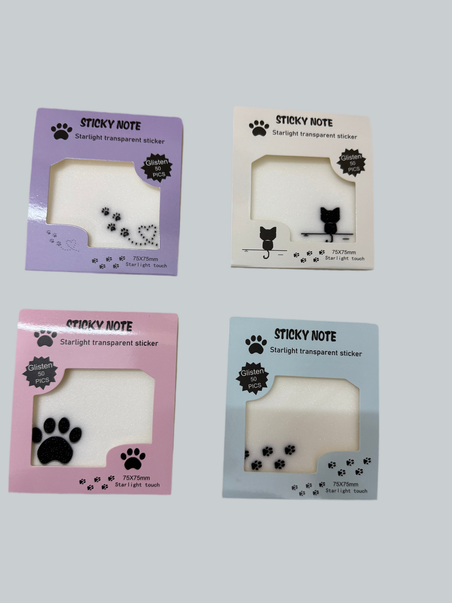 Sticky notes transparent