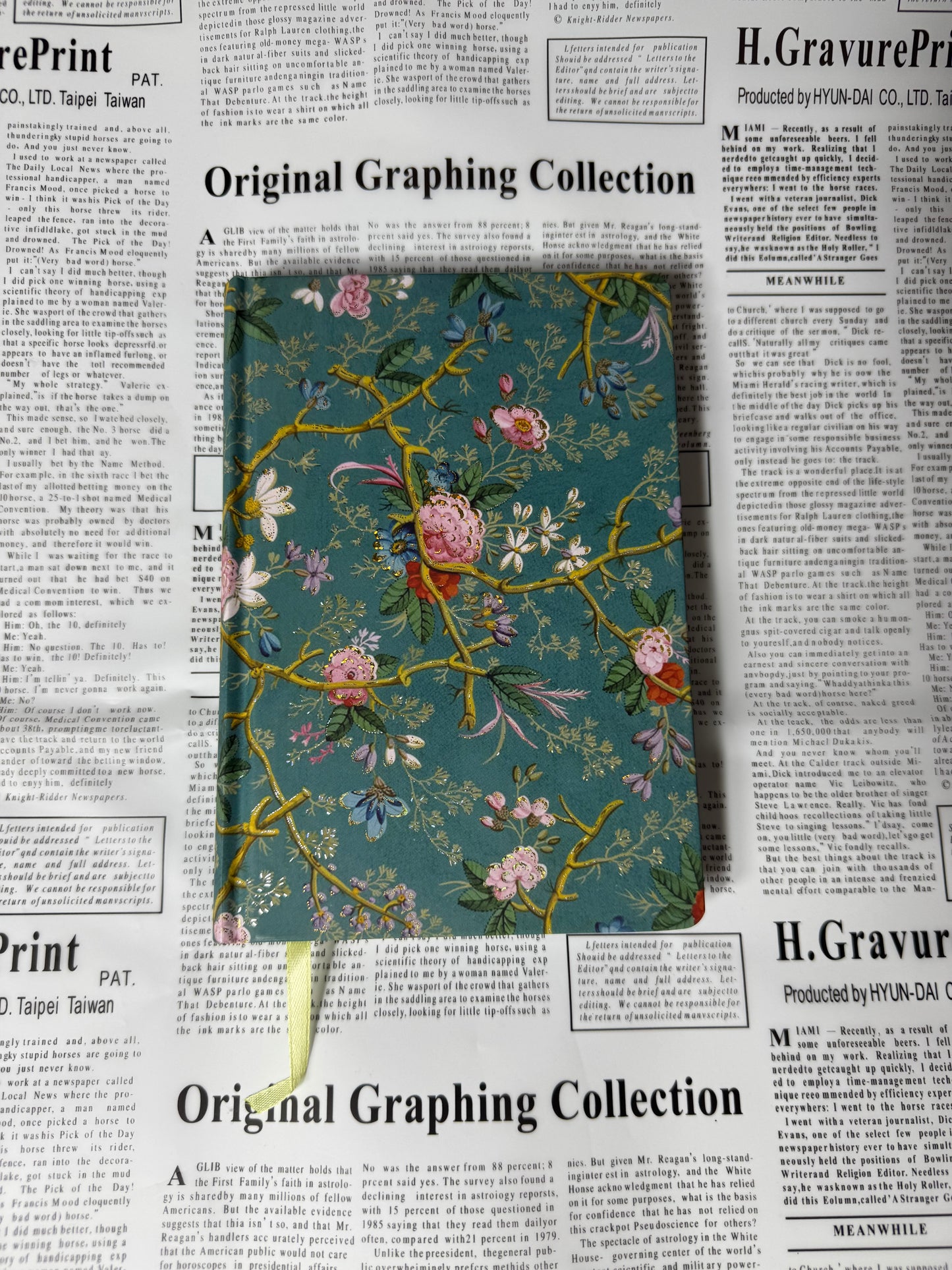 Floral Hardcover journal