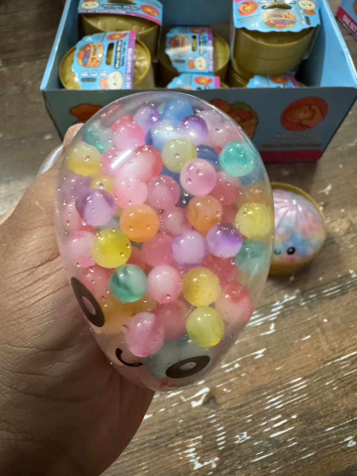 Rainbow Orbeez Dumpling Squishy