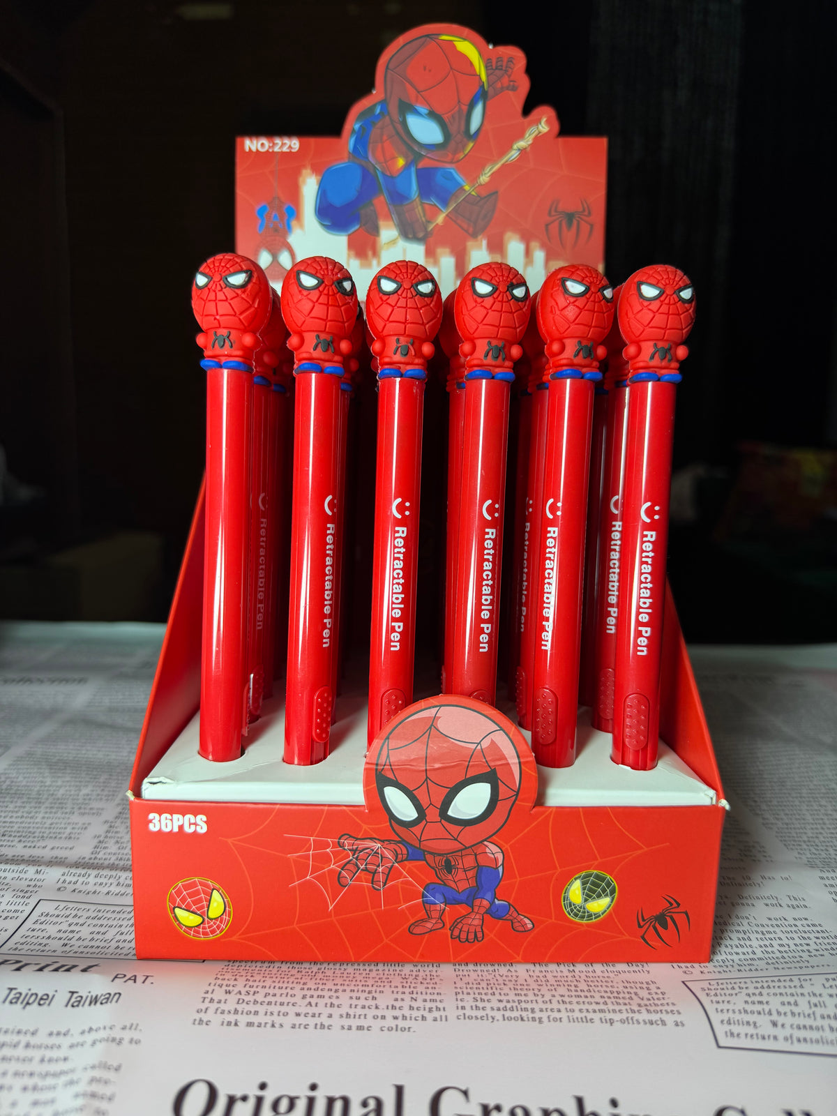 Spider Man | Kuromi | Retractable Ball Pen