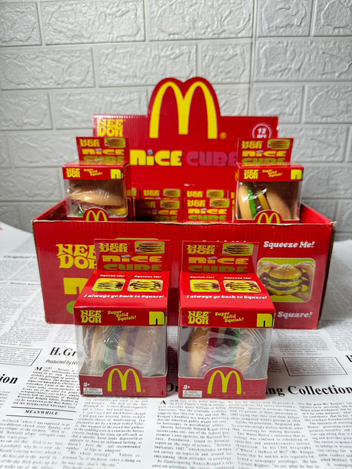 Needoh McDonald’s Burger Squishy