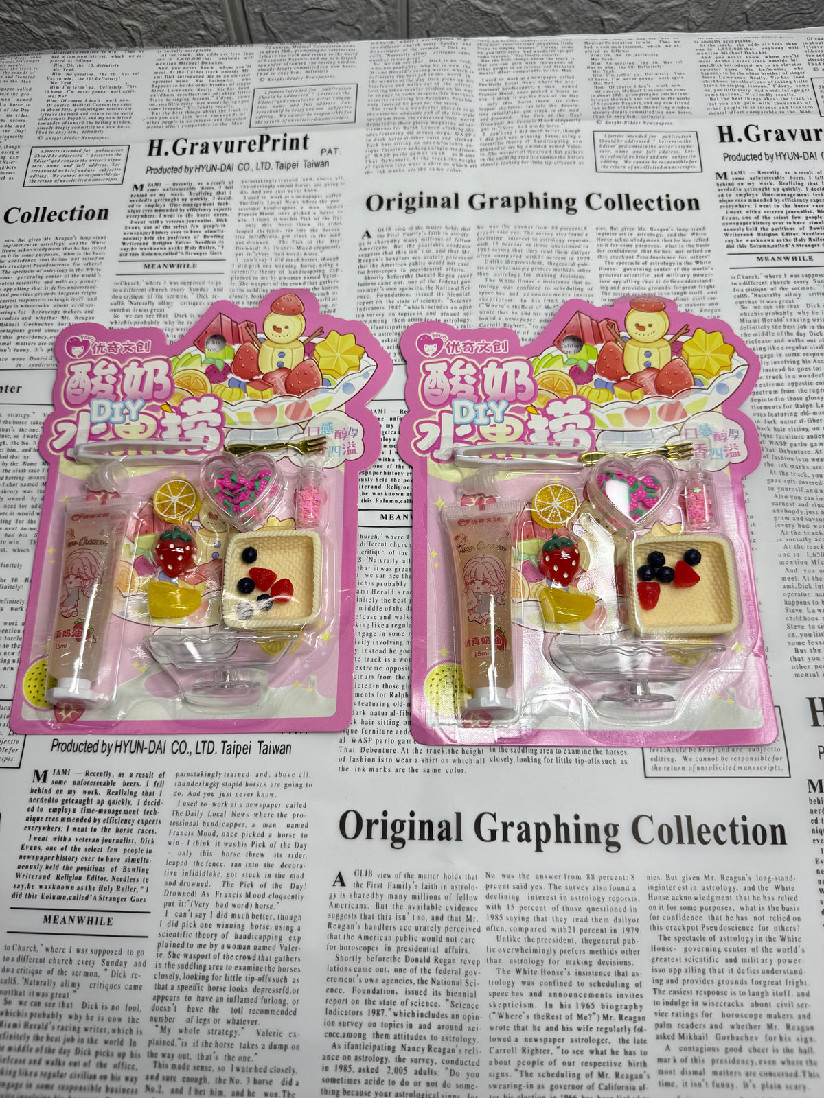 DIY | miniature | yogurt fruit bowl |craft kit |