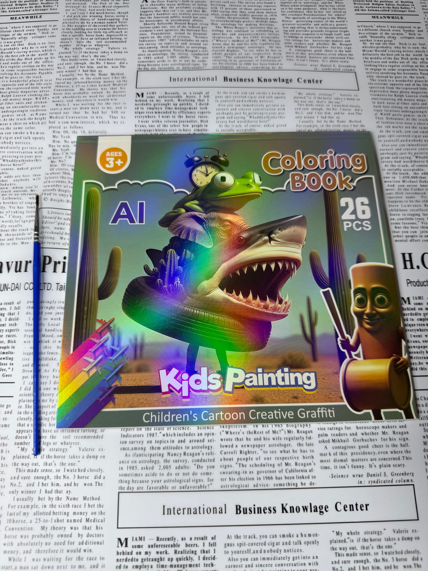 Coloring book + Painting Book + Note pad