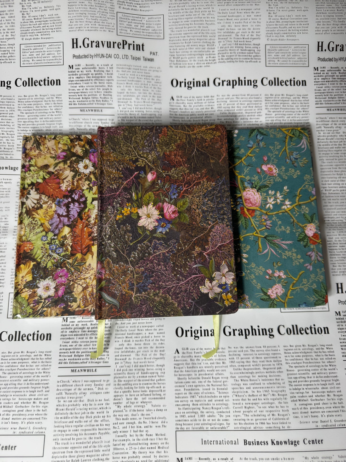 Floral Hardcover journal