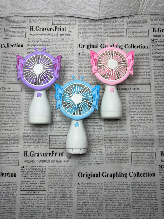 BUTTERFLY 🦋 RECHARGEABLE FAN