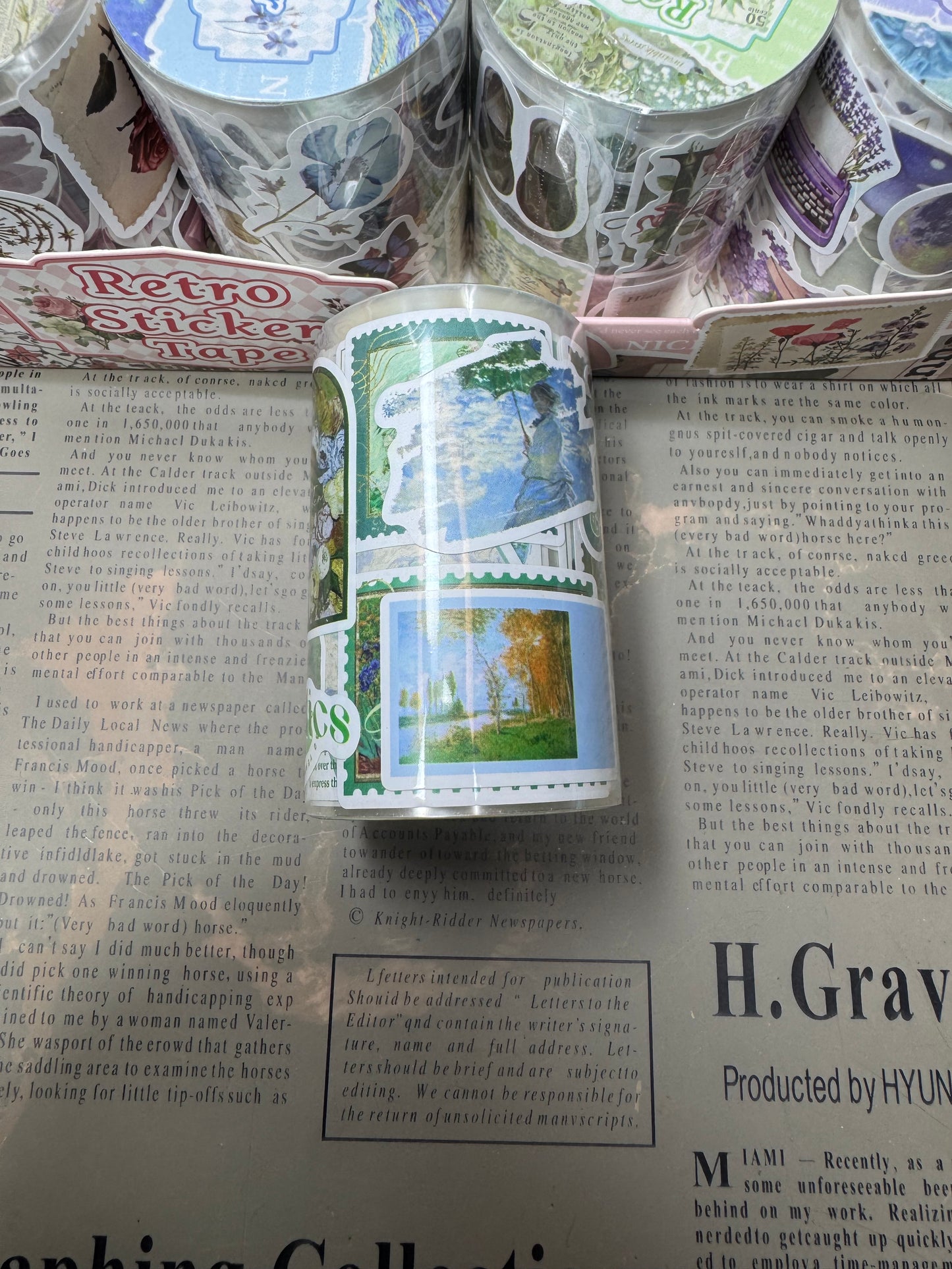 Retro Sticker Tape