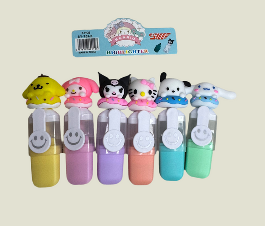 Sanrio family highlighters