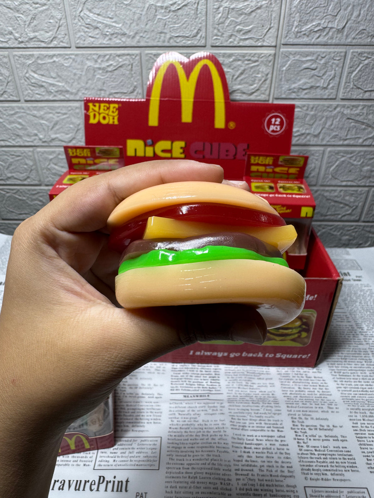 Needoh McDonald’s Burger Squishy