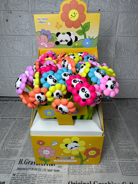 Panda Flower Gel Pen