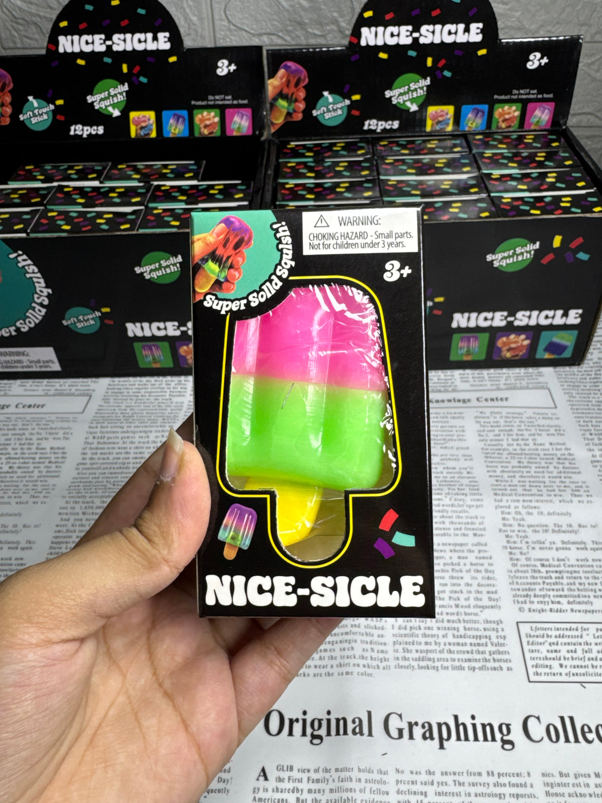 Viral Needoh Nice Sicle Squishy Toy |  Sensory Squeeze Toy
