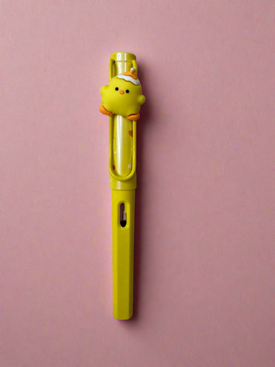 Cute ink pen with eraser