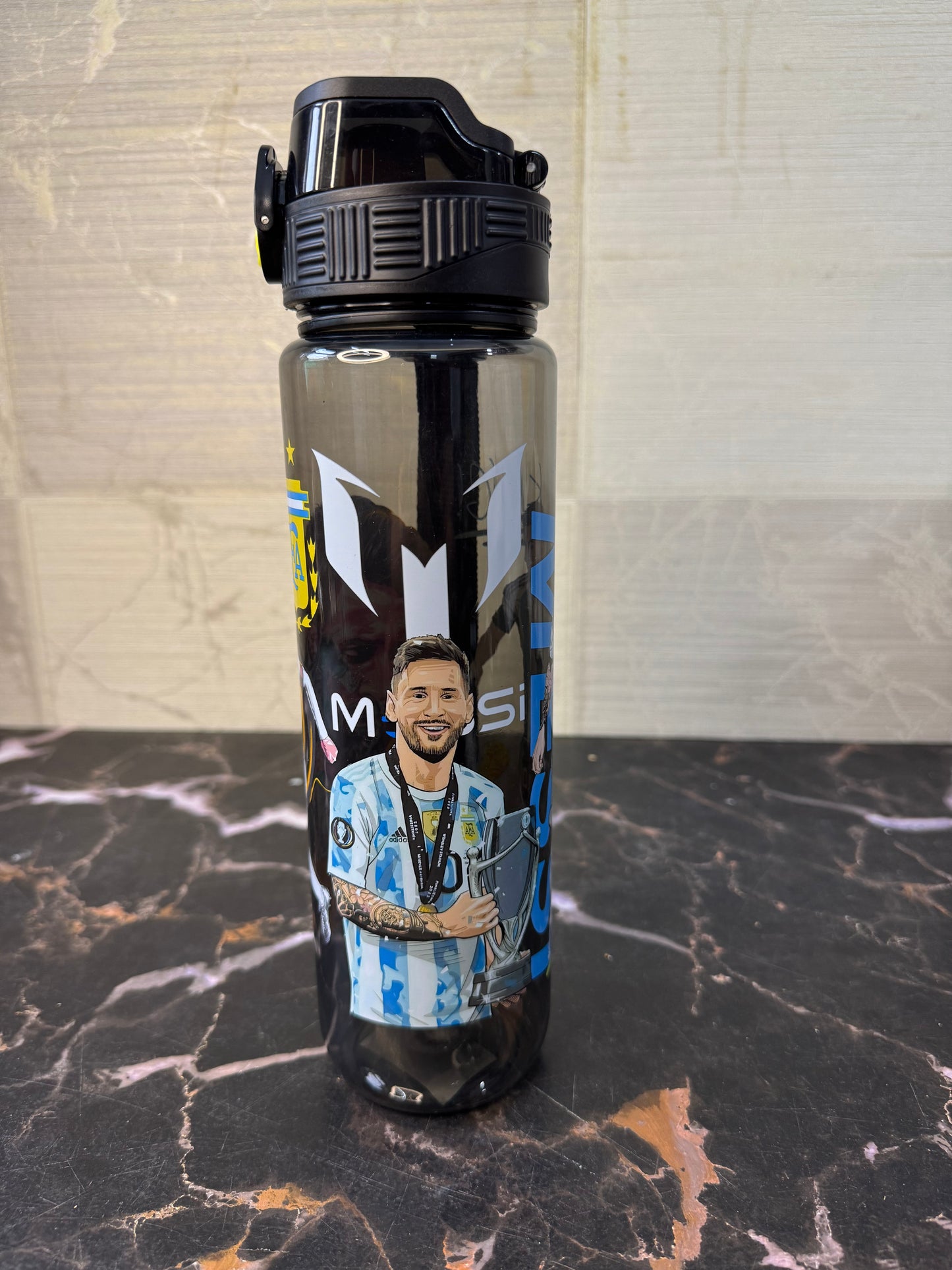Messi water bottle