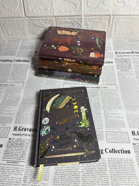 Wizard Magic Street Journal | Fantasy Adventure Notebook (Printed Pages)